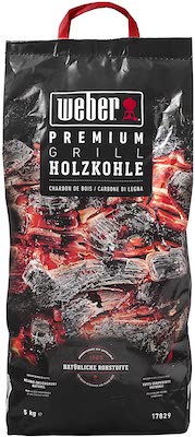 Weber Premium Holzkohle: excelente carbón vegetal para barbacoa Weber Premium Holzkohle