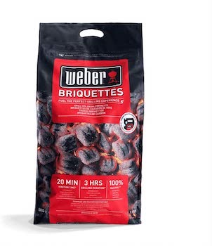Briquetas de carbón Weber